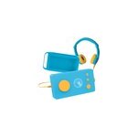 Lunii - ma fabrique � histoires bleue avec son casque assorti bleu et sa