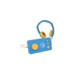 Lunii - pack voyage ma fabrique � histoires bleue et son casque audio assorti