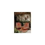 Lusso - fauteuil de jardin en rotin, coussin amovible