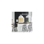 Lustre contemporain 2 ampoules