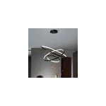 Lustre d'intrieur waves - noir dimmable