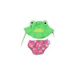 Maillot et chapeau grenouille (3 - 6m)