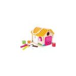 Maison de motricit� en bois avec formes & cl�s