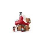 Maison des schtroumpfs avec 2 figurines Maison des schtroumpfs avec 2 figurines