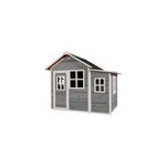 Maisonnette en bois pour enfants loft 150 gris - exit toys