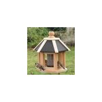 Mangeoire oiseaux maisonnette en bois