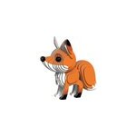 Maquette renard 3d