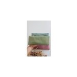 Masque yeux yoga - lin vert olive