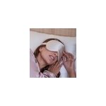 Masque de sommeil en soie champagne