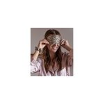 Masque de sommeil en soie lopard