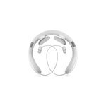 Massageur de cou intelligent avec couteurs bluetooth 5. 0.