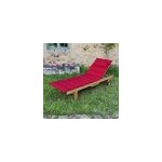 Matelas framboise pour bain de soleil Matelas framboise pour bain de soleil