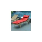 Matelas rouge pour bain de soleil Matelas rouge pour bain de soleil