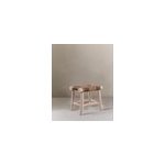 Matra - tabouret en branche de teck et jacinthe d'eau