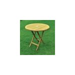 Mejia - table ronde pliable 80cm Mejia - table ronde pliable 80cm