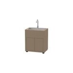 Meuble cuisine ext�rieure avec �vier int�gr� - 80 x 55 cm taupe le marquier