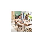 Meuble de rangement en bois d'acacia