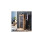 Meuble de rangement en bois de manguier