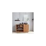 Meuble salle de bain bois de teck