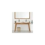 Meuble salle de bain bois de teck 150