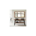 Meuble salle de bain double plateau 150
