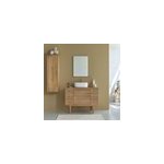 Meuble de salle de bain en mindi