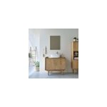 Meuble de salle de bain en mindi 90 cm