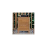 Meuble sdb en teck massif 60 cm varedo Meuble sdb en teck massif 60 cm varedo