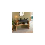 Meuble sous vasque en bois recycl