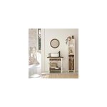 Meuble sous vasque en pin recycl 80