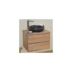 Meuble suspendu teck massif 60cm kharart Meuble suspendu teck massif 60cm kharart