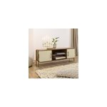 Meuble tv en bois d'acacia et métal Meuble tv en bois d'acacia et métal
