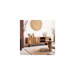 Meuble tv en bois d'acacia tilio