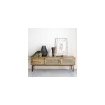 Meuble tv en mindy et cannage Meuble tv en mindy et cannage