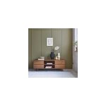 Meuble tv en mindy finition noyer Meuble tv en mindy finition noyer