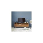 Meuble tv en teck et m�tal