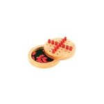 Mini jeu de solitaire en bois
