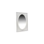 Miroir ancien oval vertical bois cerus