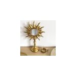 Miroir sur pieds soleil dor� opjet paris