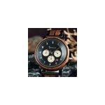 Montre bois noir nomadis
