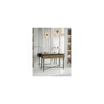 Moon - console finition laiton vieilli 90 cm