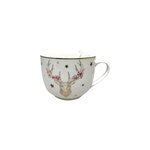 Mug cerf dore avec cuill�re