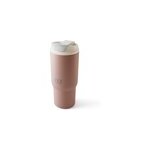 Mug isotherme avec paille 600ml rose