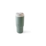 Mug isotherme avec paille 600ml vert