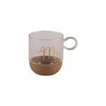 Mug en verre fond liège mr Mug en verre fond liège mr