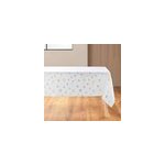 Nappe 140x240 imprim�e flocons argent�s
