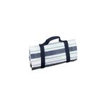 Nappe picnic rayures bleu blanc 140x140