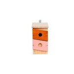 Nichoir en bois de pin artisanal adapt� � plusieurs esp�ces d'oiseaux