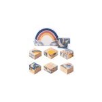 Nobodinoz cubes en bois puzzle 4 cubes