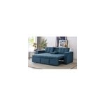 Noho - canap convertible bleu ptrole